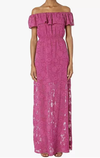 NWT  RACHEL ZOE Womens Clea Gown Wild Orchid Size L