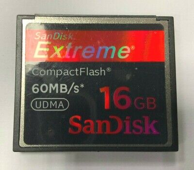 Renewed SanDisk Extreme 16GB Compact Flash CF Card 60MB/s SDCFX-016G-A61 