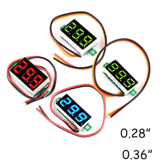 LED VOLTMETER- MINI Einbau Spannung Digital LED Anzeige |0.28 Zoll 0.36 Zoll | EUR 3,08 - DE LED VOLTMETER- MINI Einbau Spannung Digital LED Anzeige |0.28 Zoll 0.36 Zoll | EUR 3,08 - DE