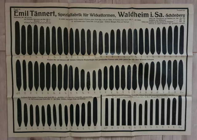 WALDHEIM, Plakat 1930, Emil Tännert Spezial-Fabrik für Zigarren-Wickelformen