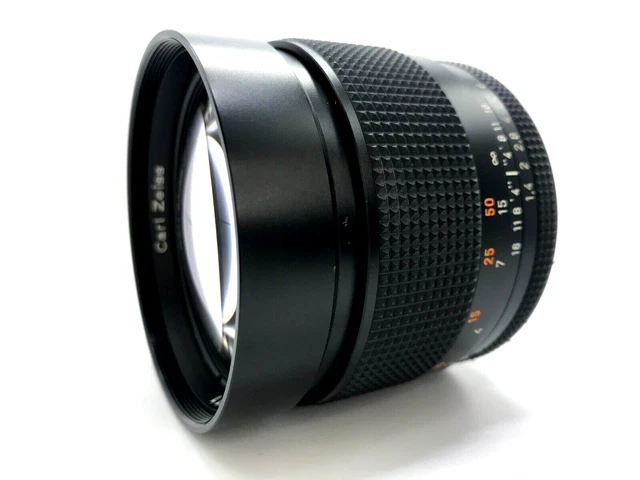 Contax Carl Zeiss Planar T* MF Objektiv 85mm F/1,4 AEG aus JAPAN 2