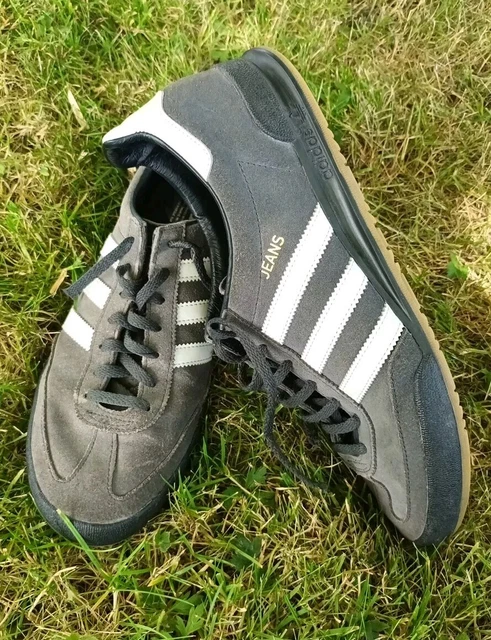 Adidas jeans carbon grey size 9 clearance