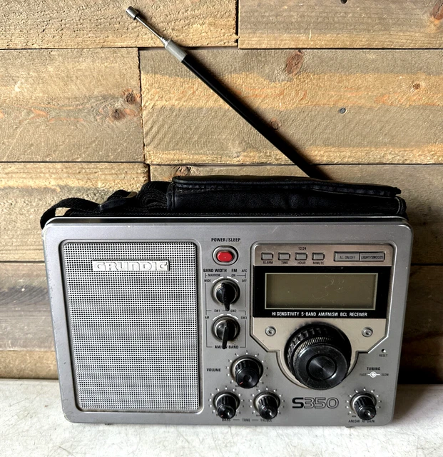 Radio Grundig S350 – AM/FM/ondes Courtes, 5 Bandes, Haute Sensibilité (testée)