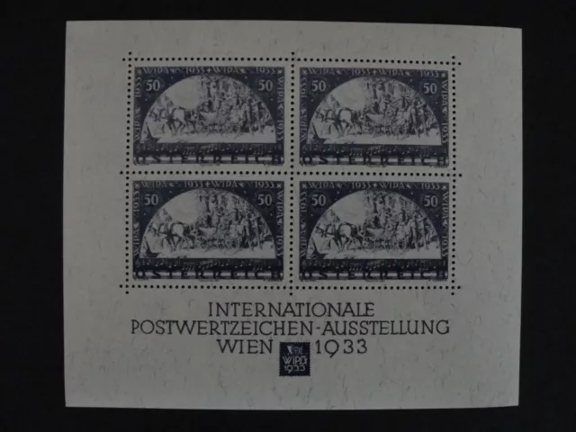 1933  Faksimile (1981)  Wipa Block   Lückenfüller- **