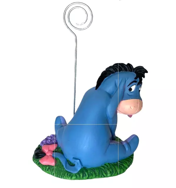 Disney's Winnie the Pooh Eeyore Figurine Card Photo Picture Note Letter Holder