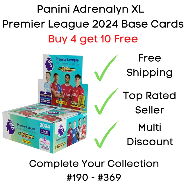 PANINI ADRENALYN XL Premier League 2025 20252025 Base Cards 190