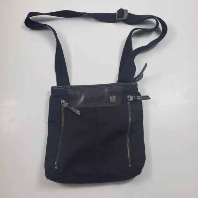 Tumi women purse T Tech crossbody bag adjustable Strap black Brown