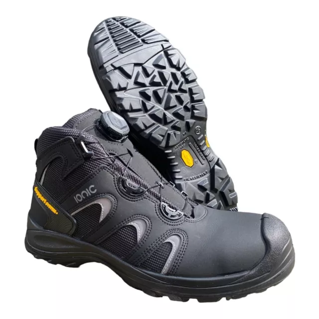 Grisport IONIC S1P BOA Drehverschluss Sicherheitsschuhe  Vibram Sohle metallfrei