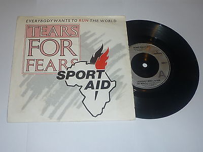 TEARS FOR FEARS - Everybody Wants To RUN The World - 1986 UK 2-track 7"