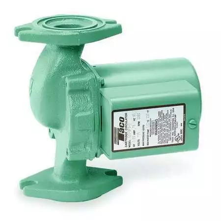 Taco 008-F6 Hydronic Circulating Pump, 1/25 Hp, 115V, 1 Phase, Flange Connection