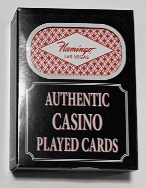 One Deck of Casino Used Cards from The Flamingo Las Vegas, Red