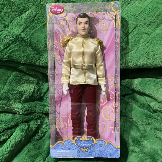 NIB Disney Store Classic Doll Collection Prince Charming From Cinderella retired