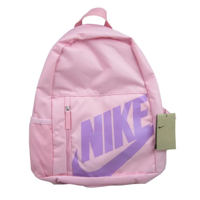 Nike Elemental Kids Backpack School Travel Bag Pink Purple 20L NEW DR6084-690