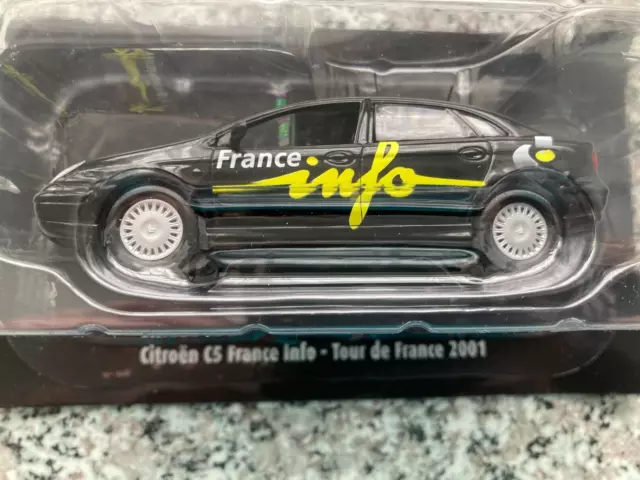 Citroen C5 "France Info" Tour De France 2001 ~ 1:43 Norev Sealed Blister