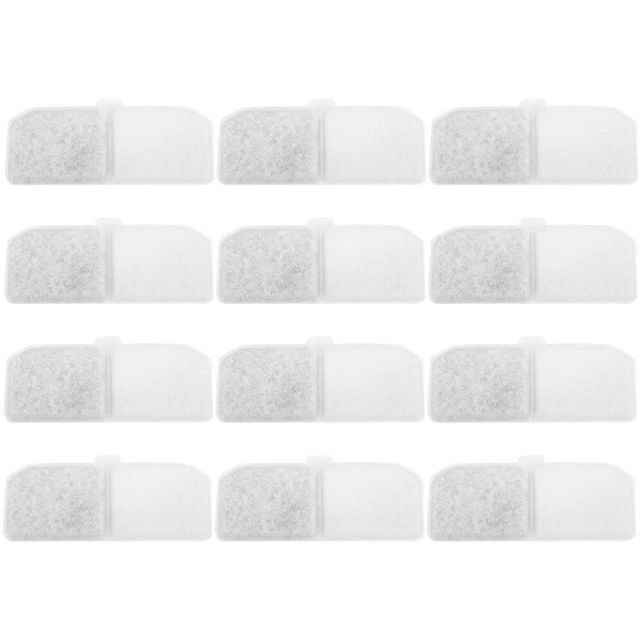 12 piezas dispensador de agua algodón filtro filtro herramienta de filtro productos para animales pequeños