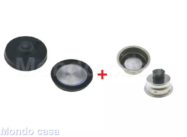 De Longhi Kit Valvola Monta Crema + Filtro Crema 2 Tazze Macchina Caffè EC ECO