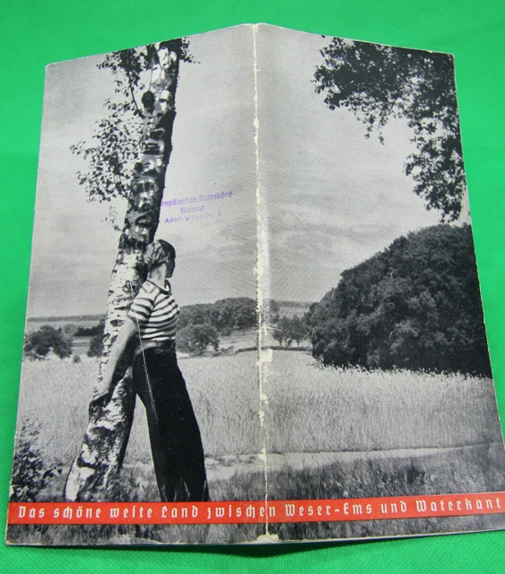 Werbe-Prospekt Das schöne weite Land zw. Weser, Ems und Waterkant 1939 Werbung