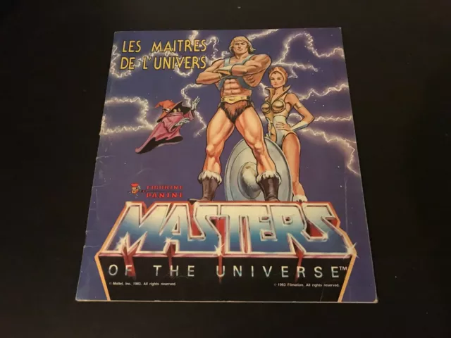 Album panini les maitres de l'univers COMPLET  1983 MASTERS OF THE UNIVERSE