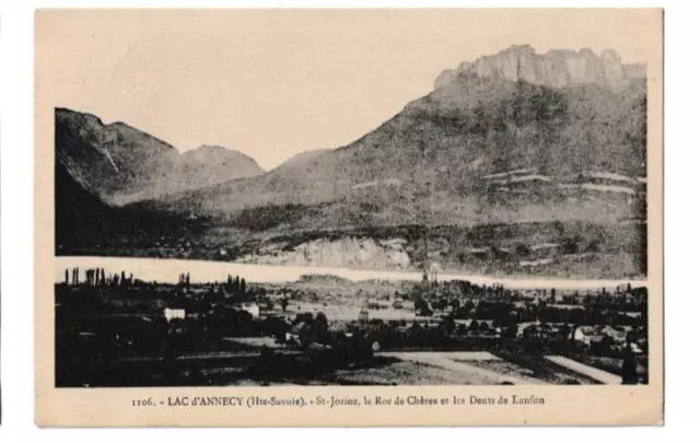 Carte postale ancienne  1106  Lac d 'ANNECY St Jorioz