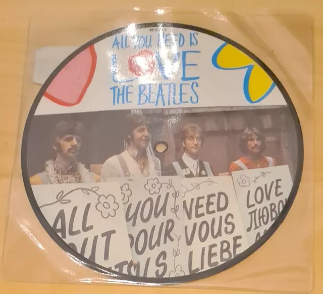 The Beatles - All You Need Is Love - 7" Picture Disc - Limited Edition- RP5620