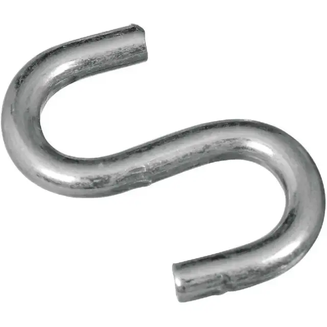 National 1-1/2 In. Zinc Heavy Open S Hook (4 Ct.) N121616 Pack of 10 National