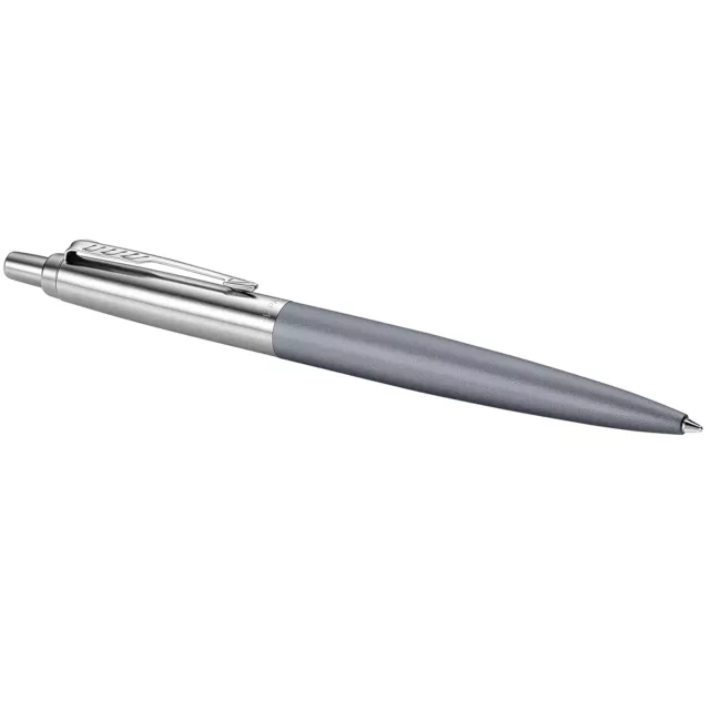 Parker Jotter XL Ballpoint Pen   Alexandra Matte Grey with Chrome Trim   Medium