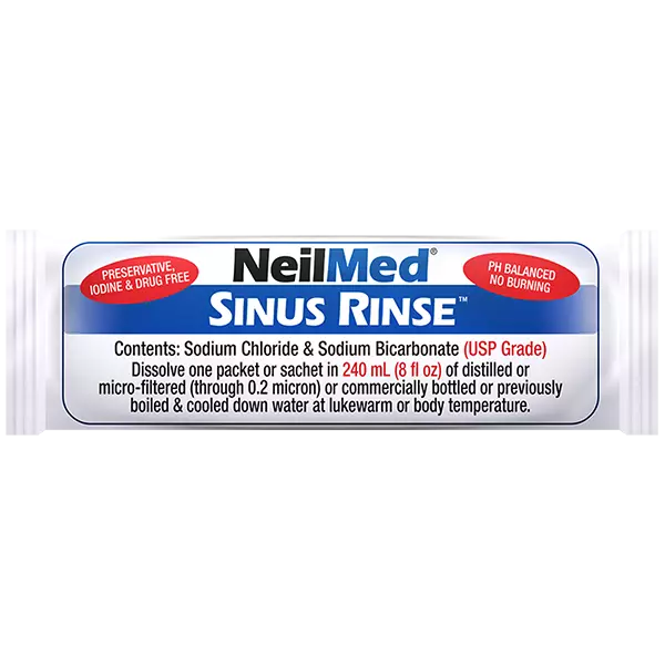 NeilMed Sinus Rinse Saline Nasal Natural Sinus & Allergy Relief sachets No1Brand