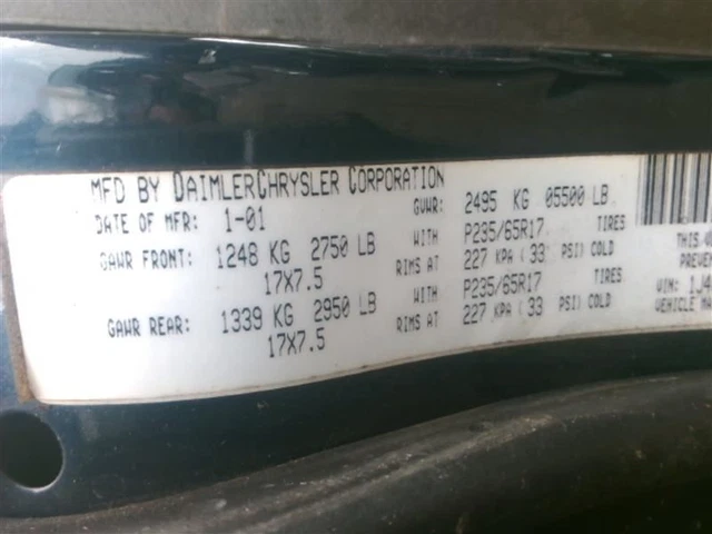 AC Compressor Fits 00-02 GRAND CHEROKEE 1158922