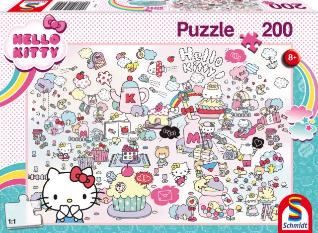 HELLO KITTY - Kittys Welt, 200 Teile / Kinderpuzzle Hello Kitty