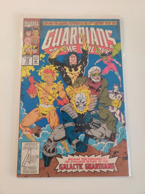 GUARDIANS OF THE GALAXY #34/#35 SET (MAR 1993 Marvel) MCU NM COMIC BOOK LOT