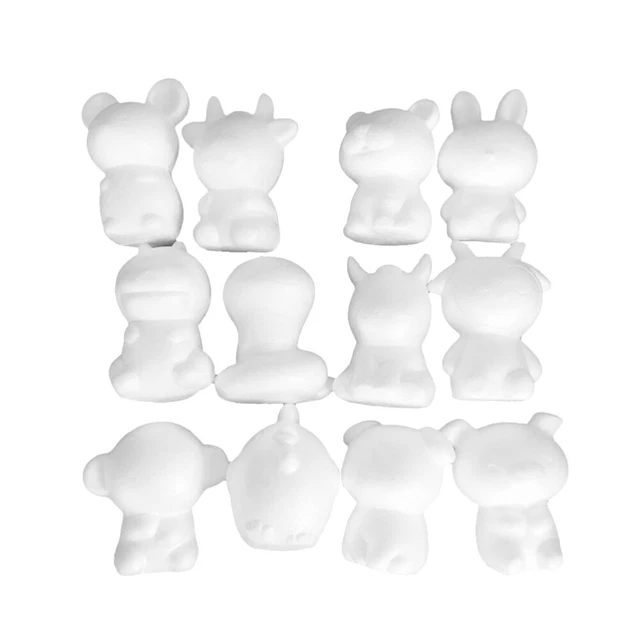 12 Pcs Selbstgemacht Weiße Verzierungen Fondantformen Plastikkugel