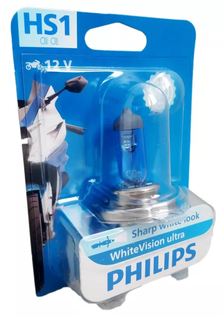 HS1 12V 35/35W PX43t-38 WhiteVision Ultra Moto 1st. Blister Philips 12636WVUBW