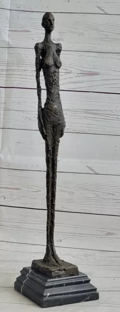 Büste Von Damen " Echt Bronze Auf Marmor Basis Skulptur GIA Statue Vintage Dekor