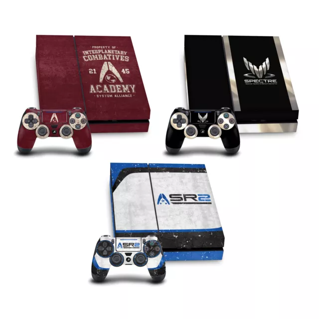 Mass Effect 3 Badges And Logos Vinyl Skin For Sony Ps4 Console & Controller