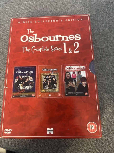 ⭐︎ The Osbournes コンプリートセット Season 1,&2⭐︎ THE OSBOURNES COMPLETE Series 1 & 2 & 2.5 DVD Bundle Set - Ozzy