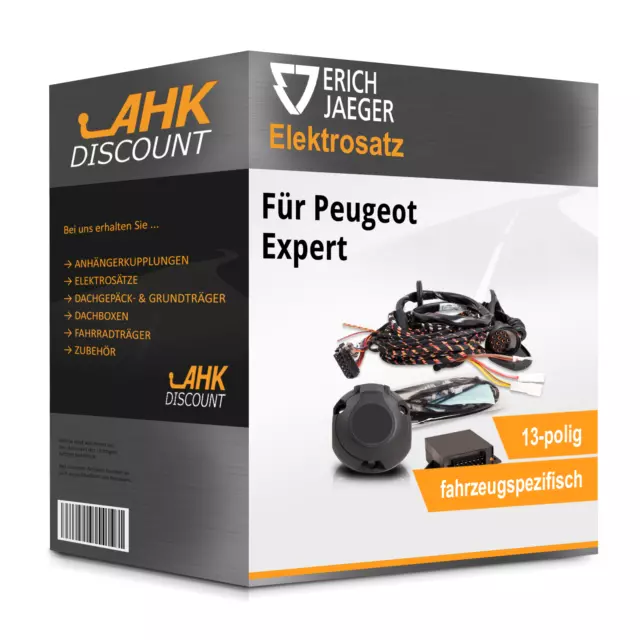 Für Peugeot Expert 07- JAEGER Elektrosatz 13polig fahrzeugspezifisch Neuware