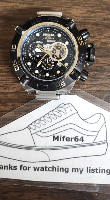 Invicta 6564 Two Tone Stainless Subaqua Chronograph  ***NO BAND ***
