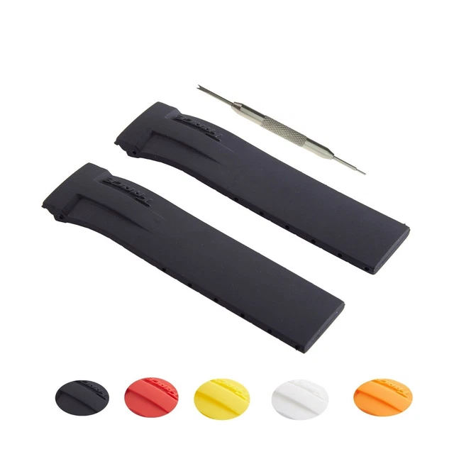 Quality Luxury Rubber 21 mm Watch Band Replacement T048.417.27.057.03_K0032140 main image 1