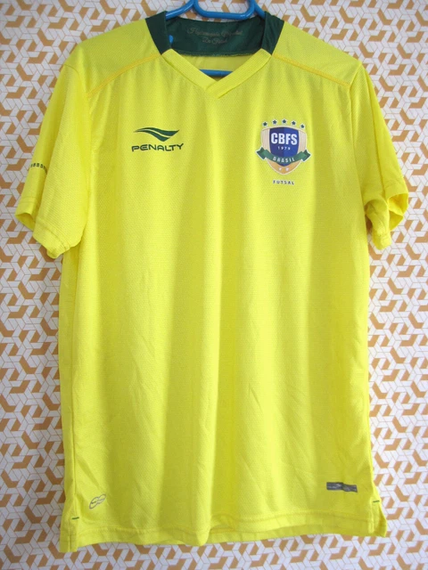 Maillot Vintage Brésil – Acrylique – Années 70 – Taille 46/S – Jaune