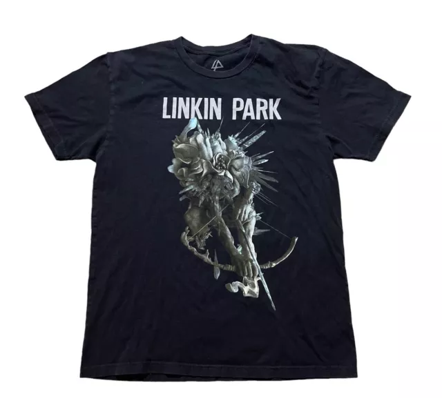 Linkin Park Carnivores Tour 2014 T-Shirt Size Large Black Double Sided Band Rock