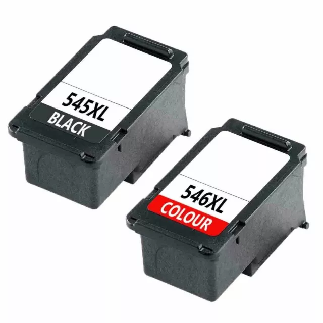 Refilled Ink For Canon PG 545XL Black And CL 546XL Colour Ink Cartridges 545 546