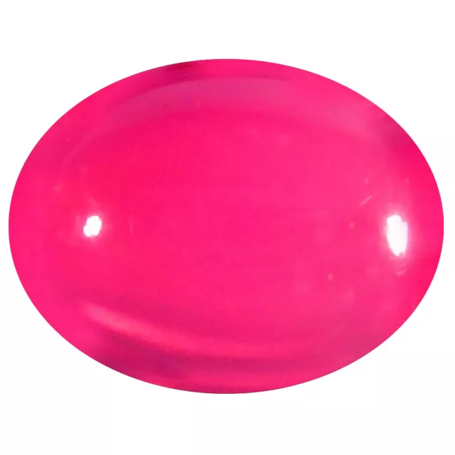 1.73CT Precioso Ovalado Cabujón Forma (9 X 7 MM) Rosa Ópalo Gema Natural