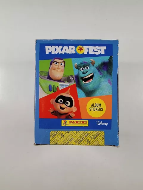 Panini -Disney Pixar Fest Album Stickers (5 stickers per pack) 50 Packs Full Box