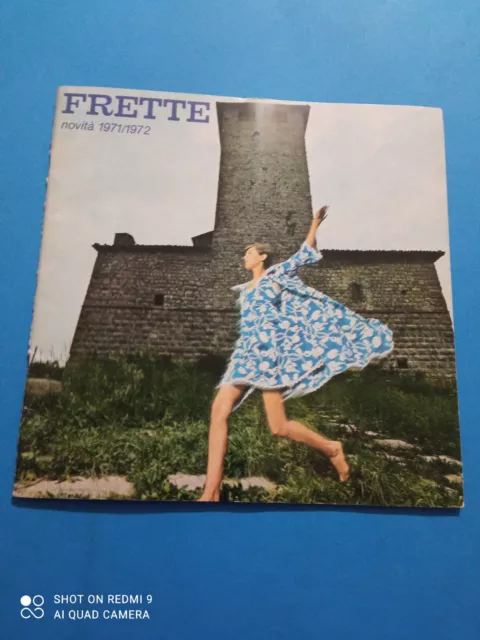 Catalogo Frette Novita' 1971-72 ,56 Pp Moda Tessuti Pigiami Coperte Lenzuoli