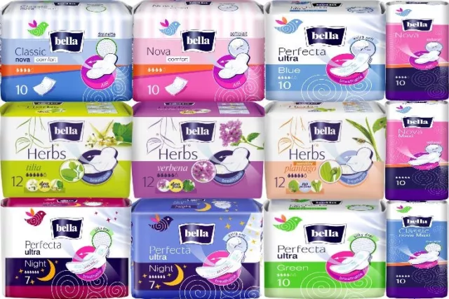 Bella Sanitary Napkins Ultra Herbs Extra Soft Comfort Nova Maxi