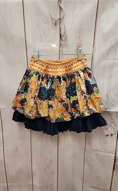 Persnickety Girl's Size 7 Orange Skirt