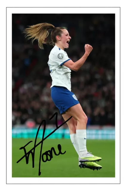 Ella Toone Signed Autograph 6x4 Inch PHOTO Gift Pre Print ENGLAND LIONESSES