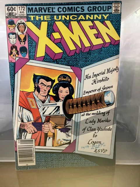 Uncanny X-Men Vol 1  #172 1983 Marvel Comics Book  Vintage Original Series LADY