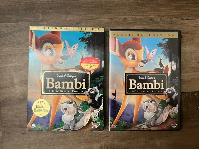 Bambi (DVD, 2005, 2-Disc Set, Special Edition/Platinum Edition)