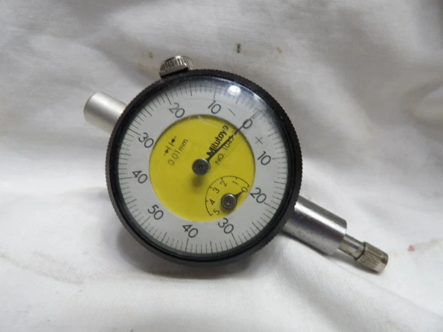 MITUTOYO METRIC DIAL gauge indicator, .01 mm, 0 to 20mm, # 2050-01 $29.
